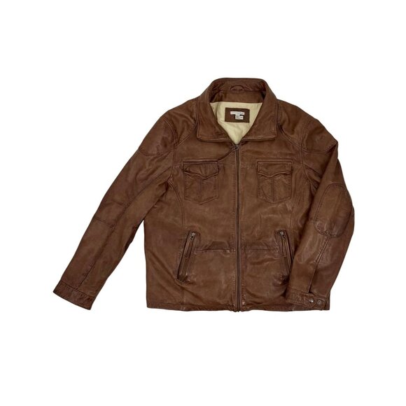 Carbon 2 Cobalt Lamb Leather Jacket • Gorpcore Americana Minimalist Workwear XXL - Picture 14 of 16